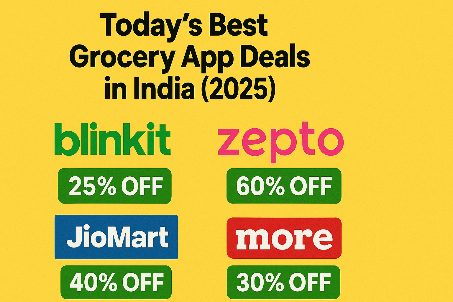 Today’s Deals on Online Grocery Apps (2025)
