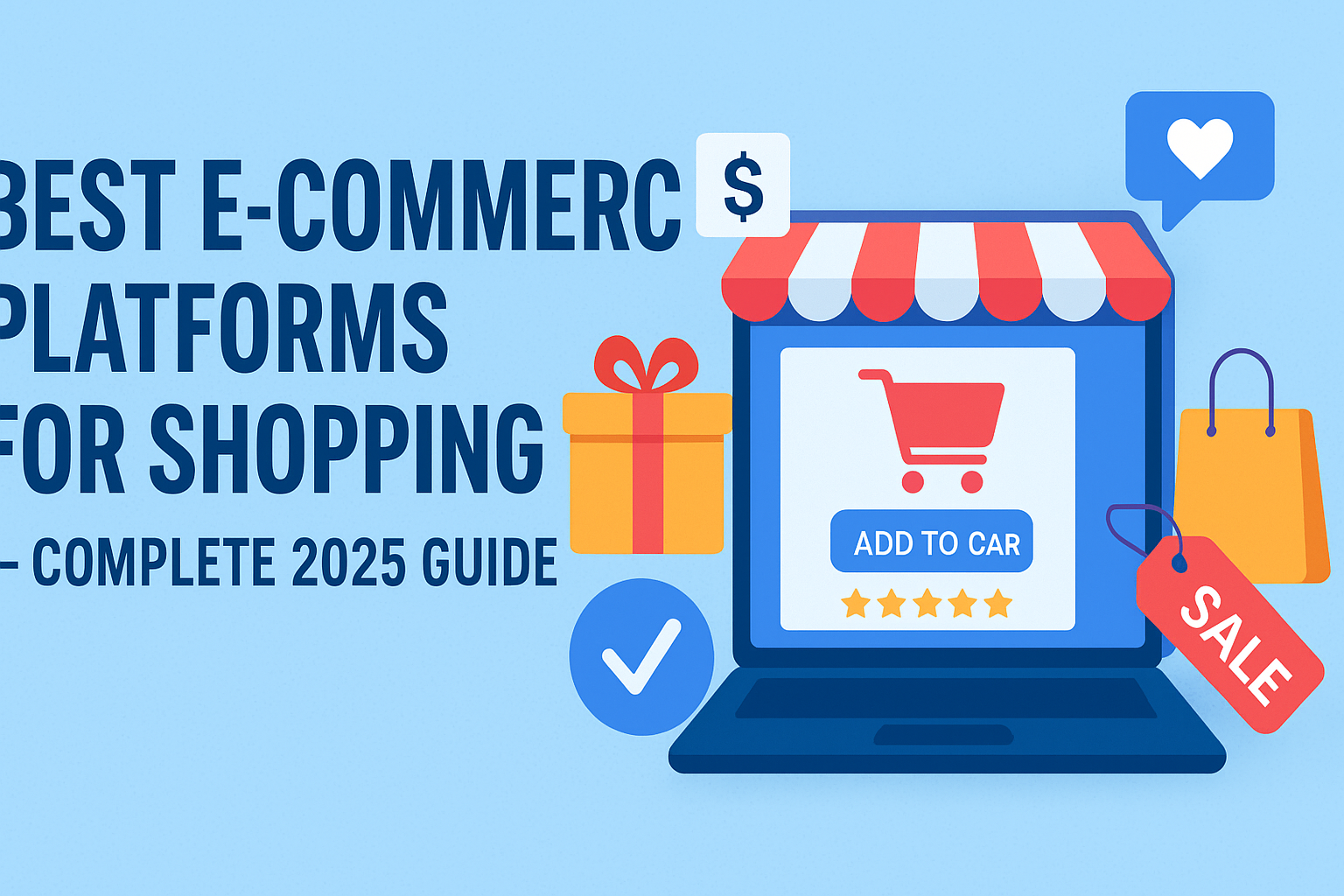 Best e-commerce Platforms for Shopping — Complete 2025 Guide